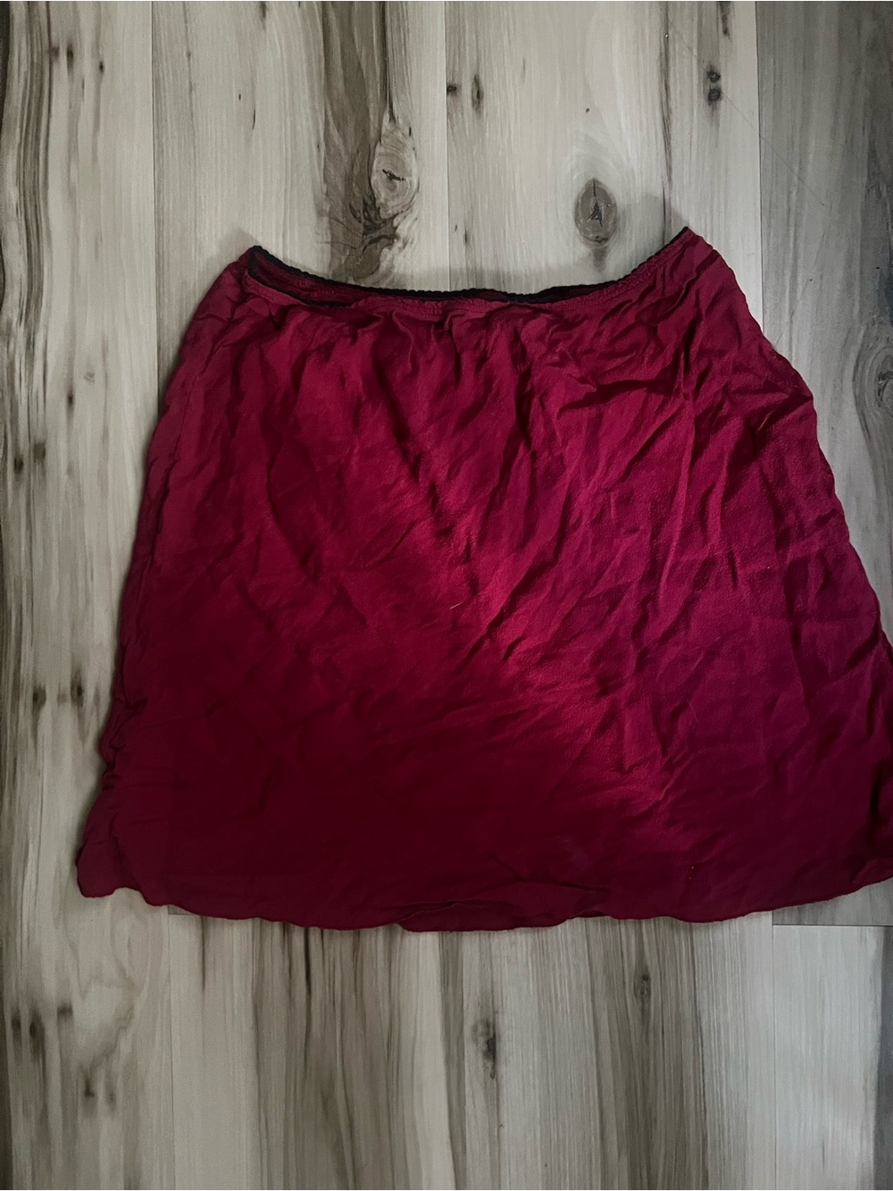 Brandy Melville Burgundy Mini Skirt